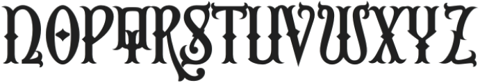 Fifth Reign Bold otf (700) Font LOWERCASE