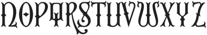 Fifth Reign Regular otf (400) Font LOWERCASE