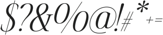Fifty Fifty Medium Italic otf (500) Font OTHER CHARS