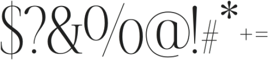 Fifty Fifty Regular otf (400) Font OTHER CHARS