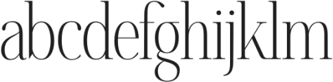 Fifty Fifty Regular otf (400) Font LOWERCASE
