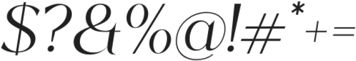 FiftyHolliwing-Italic otf (400) Font OTHER CHARS