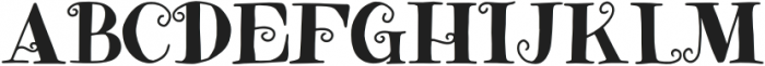 Fig & Lemon Font - Curly Regular otf (400) Font UPPERCASE