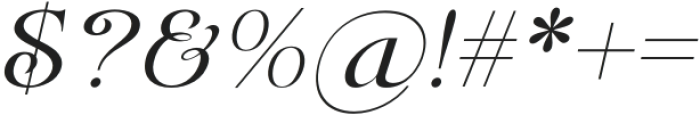 Figerly Italic otf (400) Font OTHER CHARS