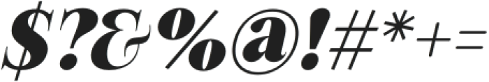 Figo Shiftz Editorial Black Italic otf (900) Font OTHER CHARS