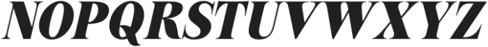 Figo Shiftz Editorial Black Italic otf (900) Font UPPERCASE