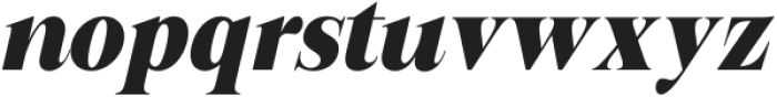 Figo Shiftz Editorial Black Italic otf (900) Font LOWERCASE