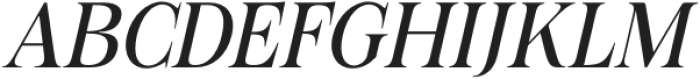 Figo Shiftz Editorial Italic otf (400) Font UPPERCASE