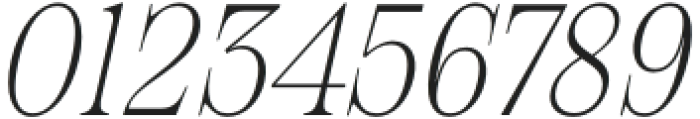 Figo Shiftz Editorial Thin Italic otf (100) Font OTHER CHARS