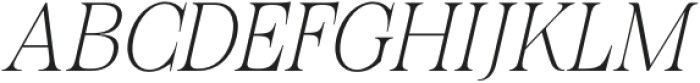Figo Shiftz Editorial Thin Italic otf (100) Font