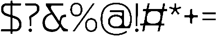 Figola Thin otf (100) Font OTHER CHARS