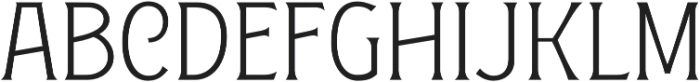 Figuera Variable Light Semi Condensed otf (300) Font UPPERCASE