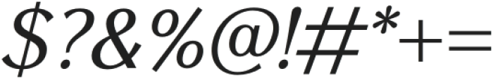 Figura Sans Semibold Italic otf (600) Font OTHER CHARS