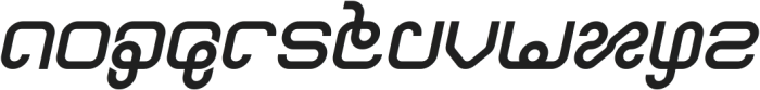 Figuratively Bold Italic otf (700) Font LOWERCASE