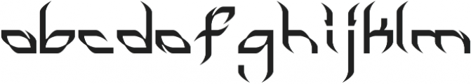 Figure Regular otf (400) Font LOWERCASE
