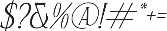 Figurlce Italic otf (400) Font OTHER CHARS