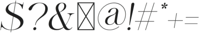 Fikus Italic otf (400) Font OTHER CHARS