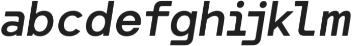 Filamint Soft V.001 Semi Bold Italic otf (600) Font LOWERCASE