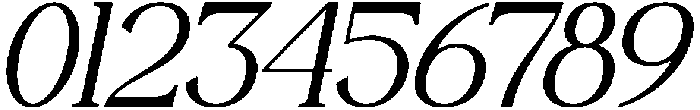 Filarencia Italic otf (400) Font OTHER CHARS