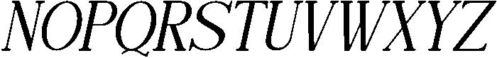 Filarencia Italic otf (400) Font UPPERCASE