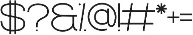 Filena SemiBold otf (600) Font OTHER CHARS