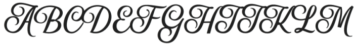 Filgar Regular otf (400) Font UPPERCASE
