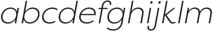 Filson Pro Light Italic otf (300) Font LOWERCASE