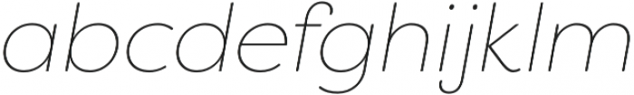 Filson Soft Thin Italic otf (100) Font LOWERCASE