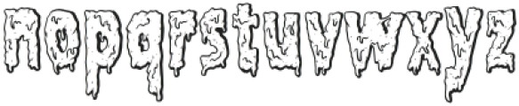 Filthy Creation Drop Shadow otf (400) Font LOWERCASE