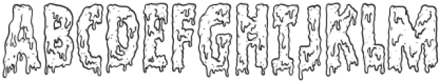 Filthy Creation Hand Drawn otf (400) Font UPPERCASE