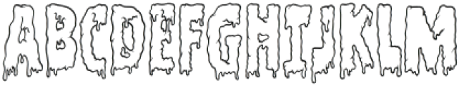 Filthy Creation Outer otf (400) Font UPPERCASE