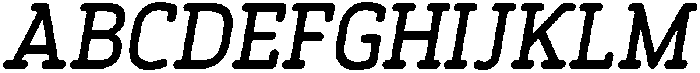 FinalistRoundSlab-BoldItalic otf (700) Font UPPERCASE