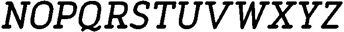 FinalistRoundSlab-BoldItalic otf (700) Font UPPERCASE