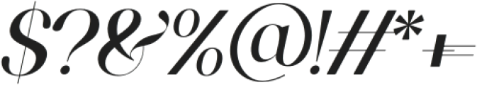 Finality Italic otf (400) Font OTHER CHARS