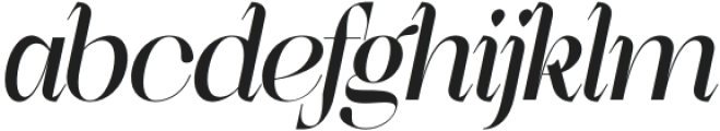 Finality Italic otf (400) Font LOWERCASE