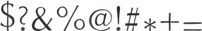Fine Art Sans Serif Regular otf (400) Font OTHER CHARS
