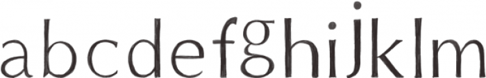 Fine Art Sans Serif Regular otf (400) Font LOWERCASE