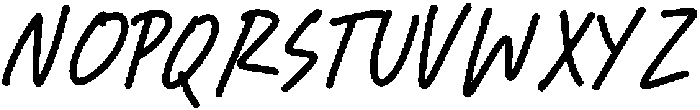 Fine Checklist Bold otf (700) Font UPPERCASE