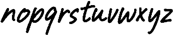 Fine Checklist Bold otf (700) Font LOWERCASE