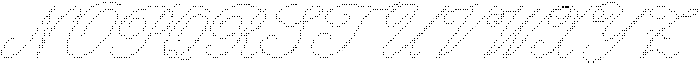 Fine Stitch Regular otf (400) Font UPPERCASE