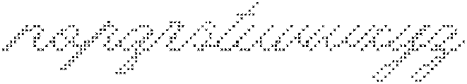 Fine Stitch Regular otf (400) Font LOWERCASE