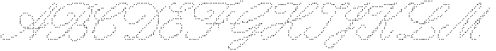 Fine Stitch Regular ttf (400) Font UPPERCASE