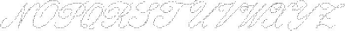 Fine Stitch Regular ttf (400) Font UPPERCASE