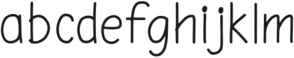 FineLine Note Regular ttf (400) Font LOWERCASE