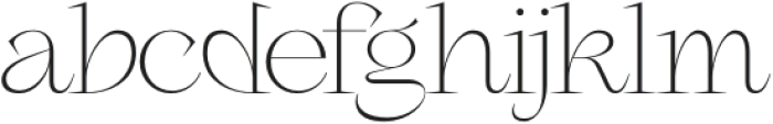 Fineca Regular otf (400) Font LOWERCASE