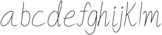 Fineliner Pen Regular otf (400) Font LOWERCASE