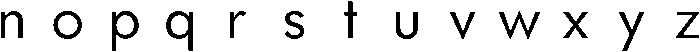 Finesse Regular otf (400) Font LOWERCASE