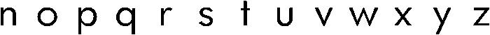 Finesse otf (400) Font LOWERCASE