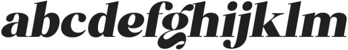 FinestlyNatural-Italic otf (400) Font LOWERCASE