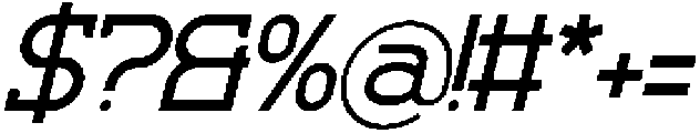 Fingard Italic otf (400) Font OTHER CHARS